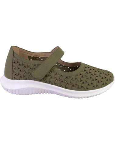 Zapatos de Mujer EOLIGEROS ISA MARY JANES DE MUJER CON VELCRO KAKI