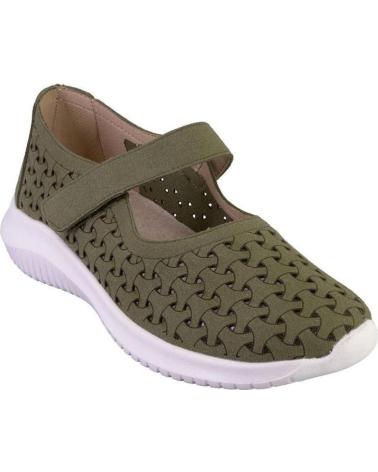 Zapatos de Mujer EOLIGEROS ISA MARY JANES DE MUJER CON VELCRO KAKI