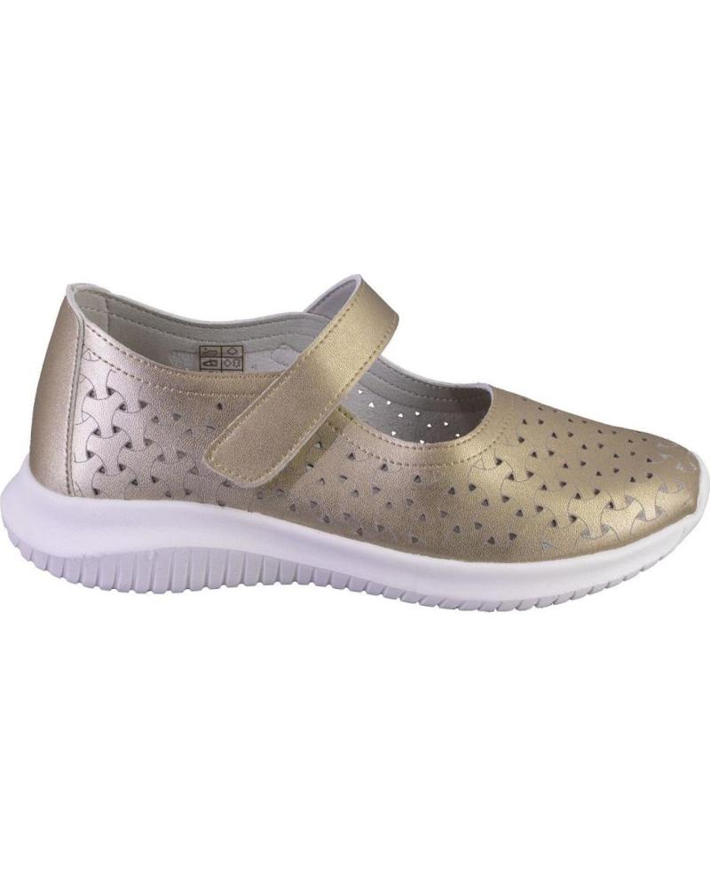Zapatos de Mujer EOLIGEROS ISA MARY JANES DE MUJER CON VELCRO ORO