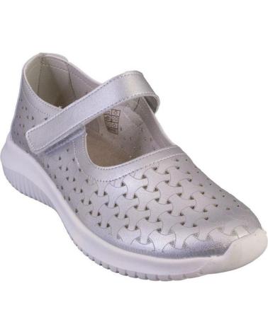 Zapatos de Mujer EOLIGEROS ISA MARY JANES DE MUJER CON VELCRO PLATA