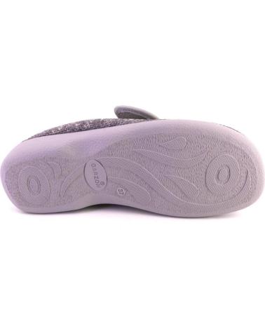 Zapatillas deporte de Mujer GARZON 3930 212 LONAS DE MUJER CON VELCRO GRIS