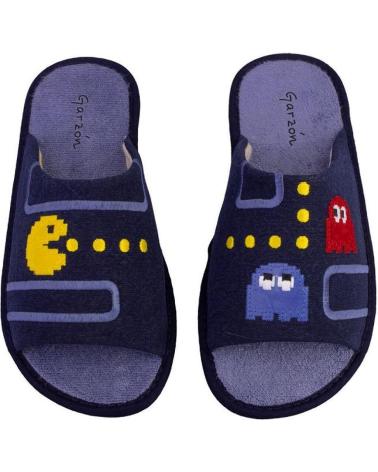 Man House slipers GARZON P394 127 ZAPATILLAS DE CASA DE HOMBRE PAC AZUL MARINO