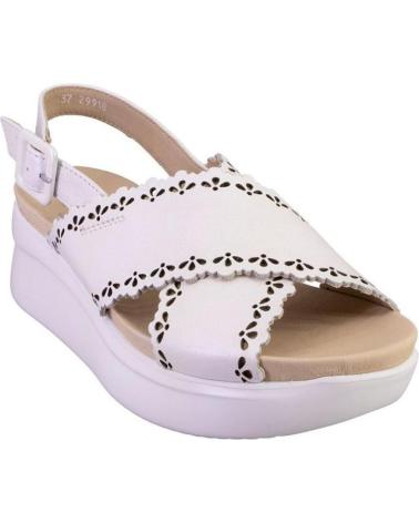 Sandalen für Damen CALLAGHAN 29918 SANDALIAS DE MUJER PIEL BLANCO