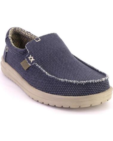Zapatos de Hombre HEY DUDE 40124 LONAS DE HOMBRE MUY LIGEROS AZUL JEANS