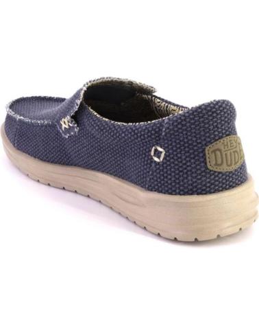 Zapatos de Hombre HEY DUDE 40124 LONAS DE HOMBRE MUY LIGEROS AZUL JEANS