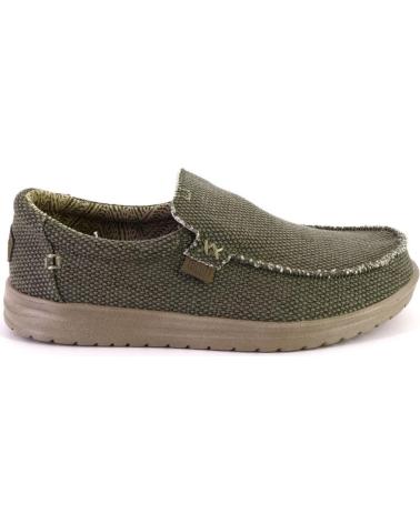 Scarpe-De-Hombre-HEY-DUDE-40124-LONAS-DE-HOMBRE-MUY-LIGEROS-KAKI