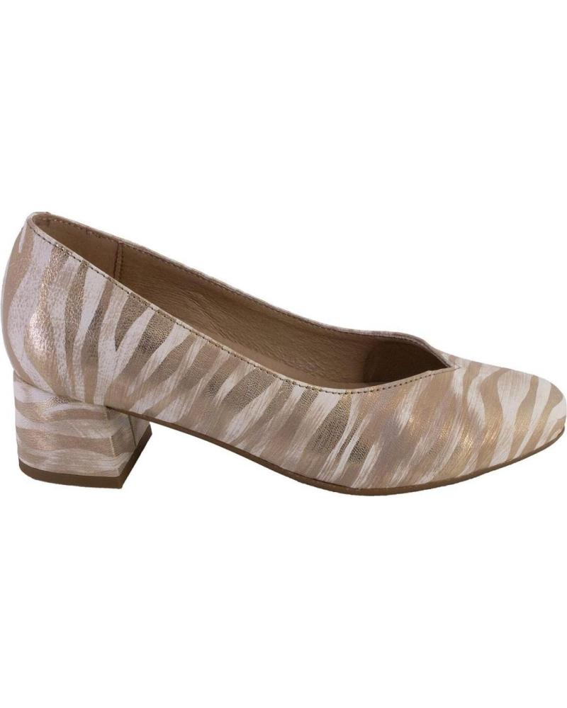 Zapatos de Mujer DCHICAS 3688CEBRA ZAPATOS DE MUJER PIEL TAUPE