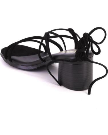 Sandales pour Femme KAOLA 979 SANDALIAS DE MUJER ANTE SERRAJE NEGRO