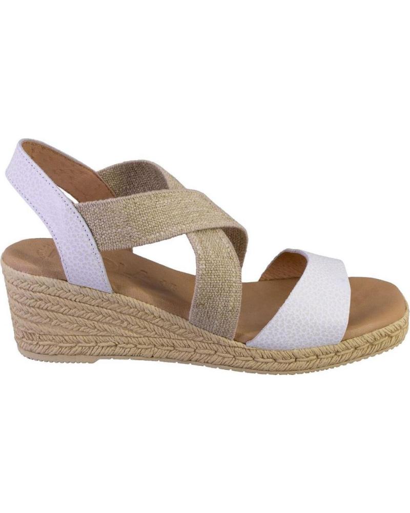 Sandales pour Femme KAOLA 1110 SANDALIAS DE MUJER PIEL BLANCO