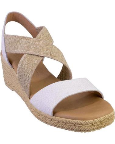 Sandales pour Femme KAOLA 1110 SANDALIAS DE MUJER PIEL BLANCO