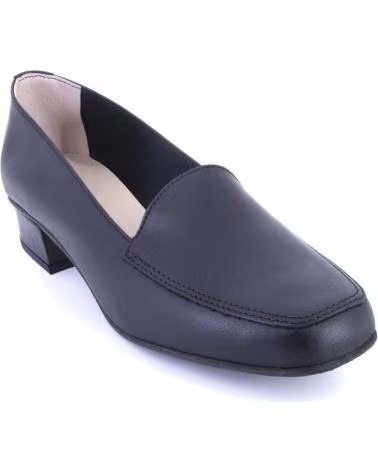 DCHICAS 0181 MOKASSINS MIT NIEDRIGEM ABSATZ SCHWARZ NEGRO