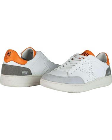 Man Trainers MUNICH 8837006 X-COURT 06 BLANCO-NARANJA