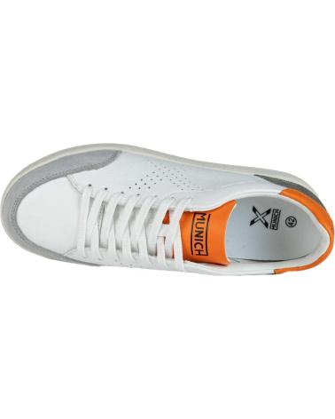 Man Trainers MUNICH 8837006 X-COURT 06 BLANCO-NARANJA