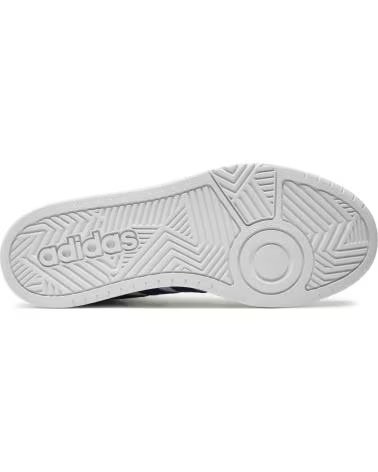 Sportivo per Uomo ADIDAS IG1432 HOOPS 3 0 MID FTWWHT-DKBLUE-DKBLUE