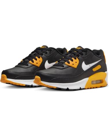 NIKE BASKETS AIR MAX 90 LTR NOIR JAUNE 26