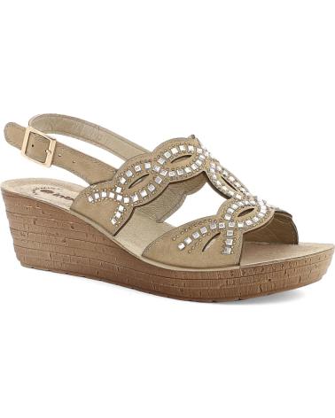 Sandálias de Mulher INBLU SANDALIA CUNA PARA MUJER GM50 COLOR PLATINO SABIA