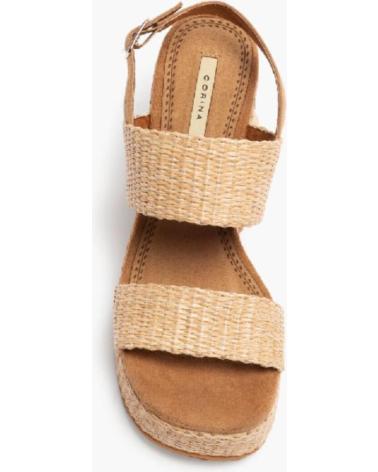 Sandálias de Mulher corina SANDALIA PLATAFORMA PARA MUJER M4346 COLOR NATURAL NATURAL