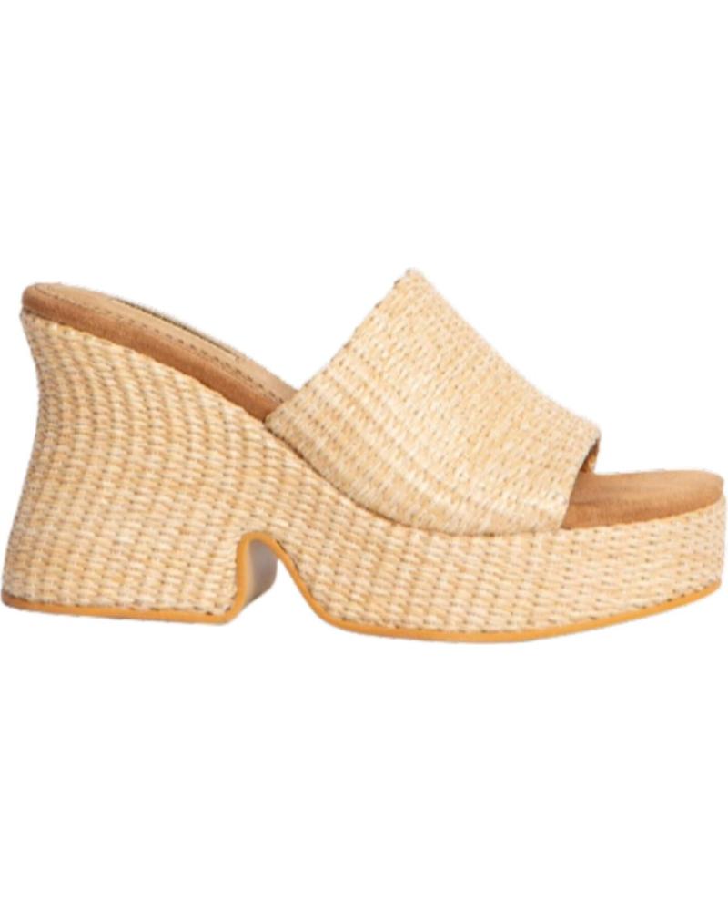 Sandalen für Damen CORINA ZUECO TACON PARA MUJER M4345 COLOR NATURAL