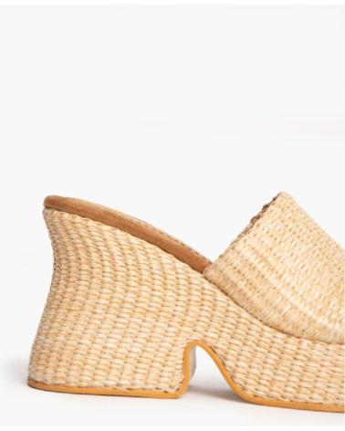 Sandalen für Damen CORINA ZUECO TACON PARA MUJER M4345 COLOR NATURAL