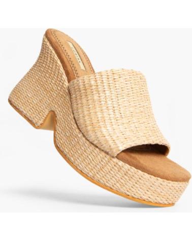 Sandalen für Damen CORINA ZUECO TACON PARA MUJER M4345 COLOR NATURAL