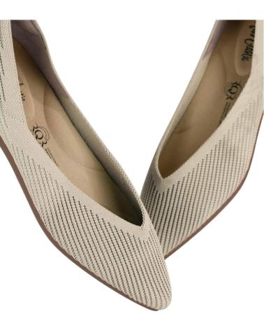 Schuhe für Damen MISS ELASTIC BAILARINAS MEGANTEX 70017-35 BEIGE