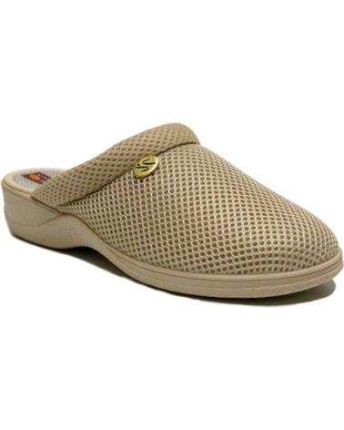 Woman House slipers D`CUTILLAS PANTUFLAS DOCTOR CUTILLAS 21730 ANCHO ESPECIAL TOSTADO
