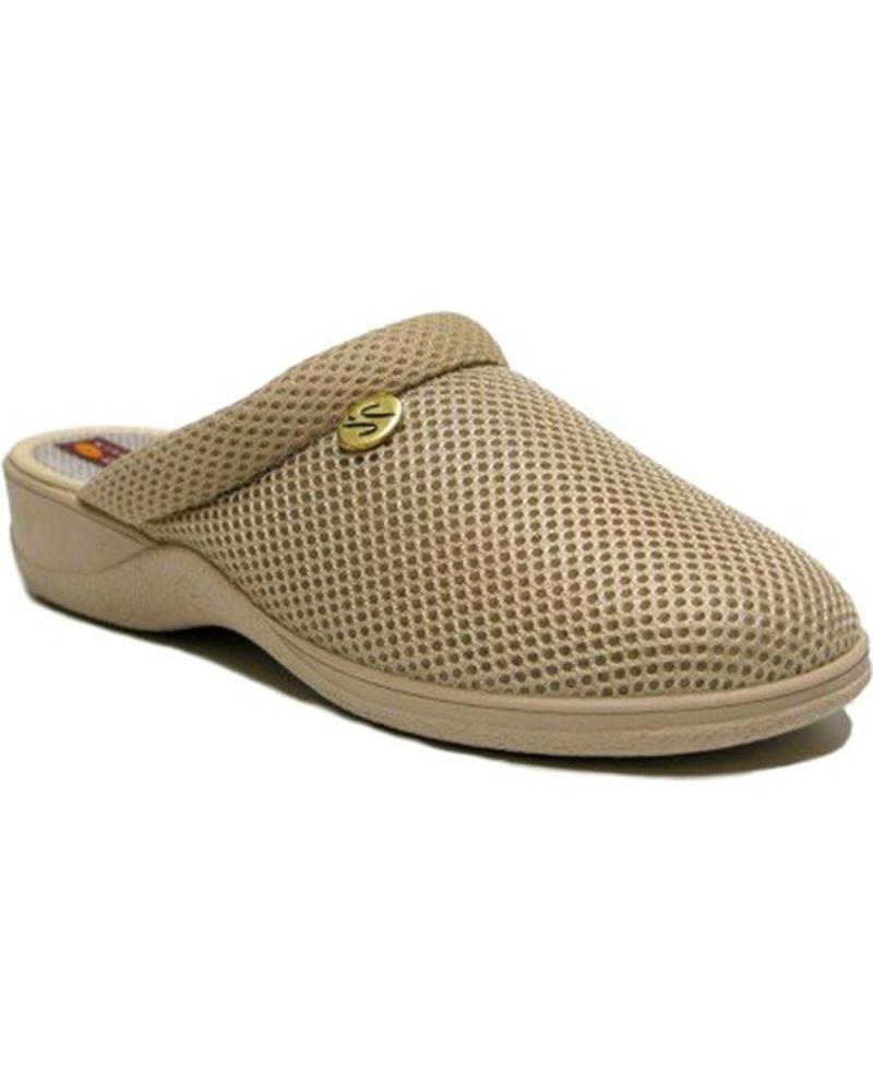 Woman House slipers D`CUTILLAS PANTUFLAS DOCTOR CUTILLAS 21730 ANCHO ESPECIAL TOSTADO
