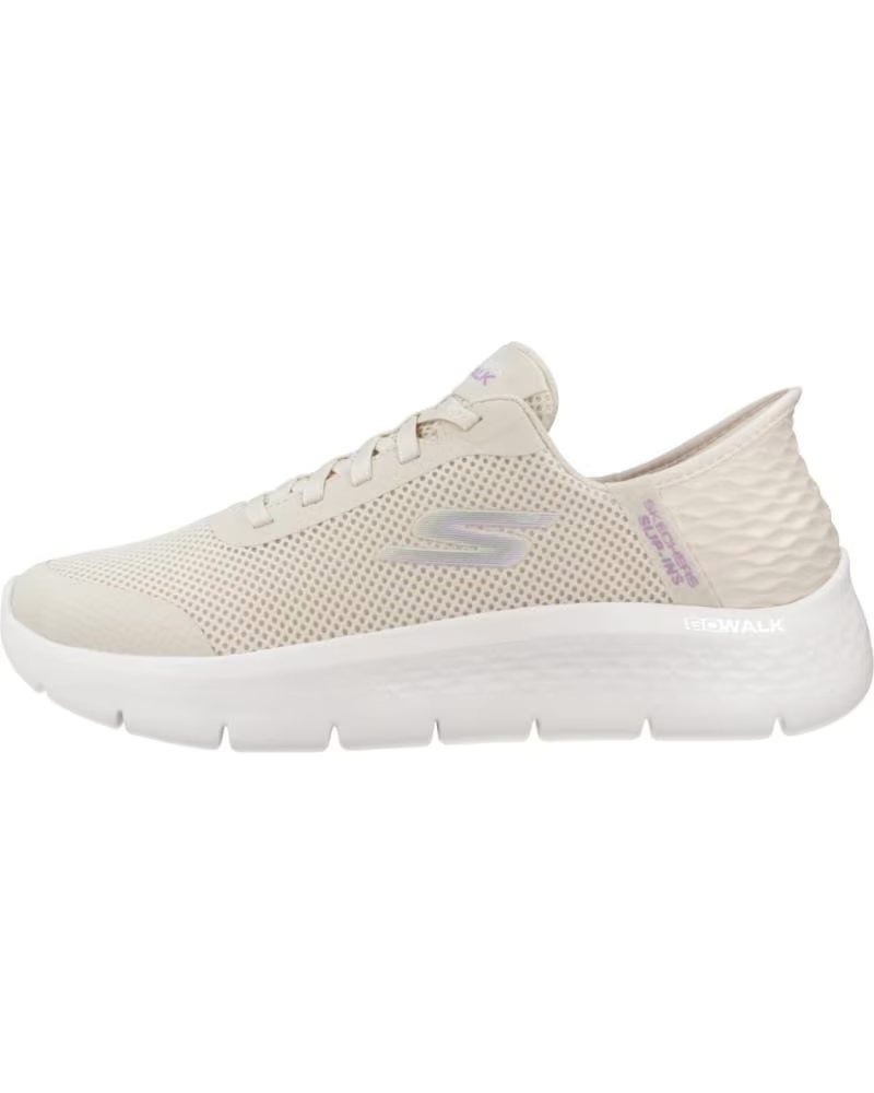 SKECHERS GO WALK FLEX GRAND ENTRY SLIP-INS BEIGE LILA DAMEN OFWT