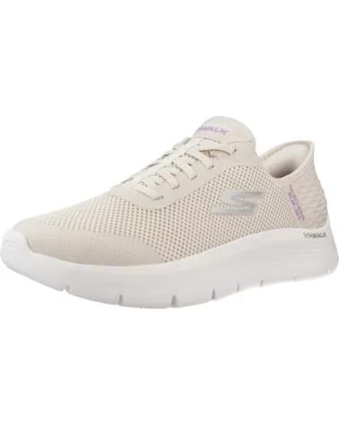 SKECHERS GO WALK FLEX GRAND ENTRY SLIP-INS BEIGE LILA DAMEN OFWT