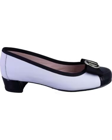 Zapatos de Mujer  EUFORIA PAMELA ZAPATOS DE MUJER PIEL BLANCO Y NEGRO