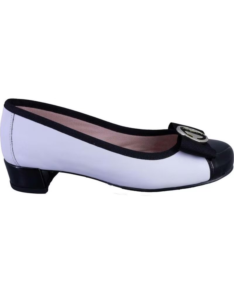 Zapatos de Mujer  EUFORIA PAMELA ZAPATOS DE MUJER PIEL BLANCO Y NEGRO