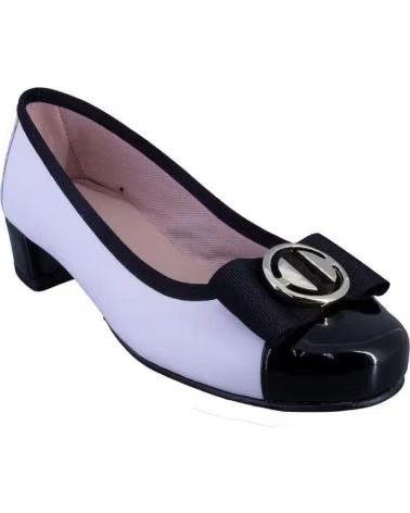 Zapatos de Mujer  EUFORIA PAMELA ZAPATOS DE MUJER PIEL BLANCO Y NEGRO