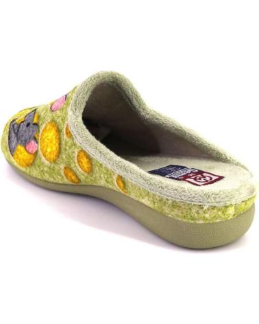 Hausschuhe für Damen GEMA COMFORT GEMA 7600-42 ZAPATILLAS DE CASA DE MUJER VERDE