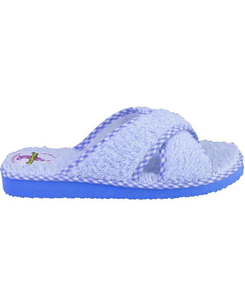Woman House slipers DESPINOSA 1431 ZAPATILLAS DE CASA DE MUJER CELESTE AZUL CELESTE