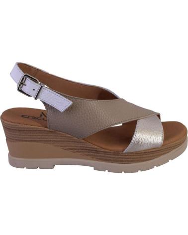 Sandalias de Mujer CIRCULUS CIRCULUS 9054 SANDALIAS DE MUJER PIEL PLATINO