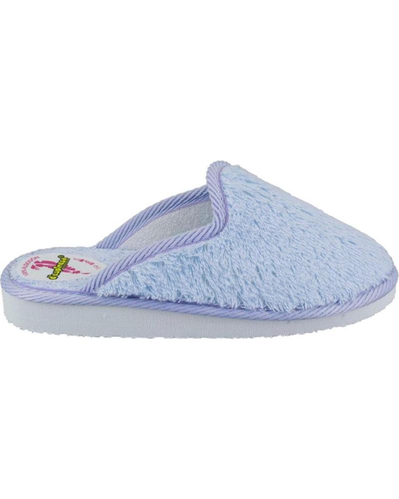Woman House slipers DESPINOSA 918 ZAPATILLAS DE CASA DESCALZA DE MUJER AZUL CEL AZUL CELESTE