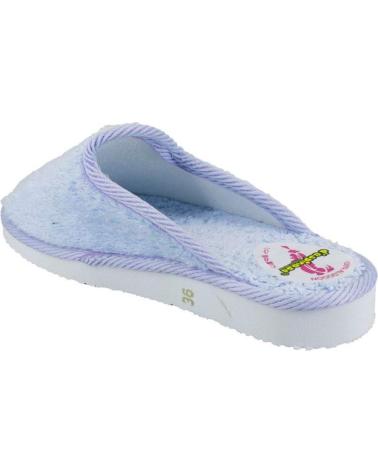 Woman House slipers DESPINOSA 918 ZAPATILLAS DE CASA DESCALZA DE MUJER AZUL CEL AZUL CELESTE