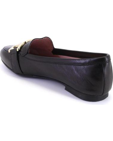 Mocassins de Mulher  EUFORIA LOTO MOCASINES PLANOS DE MUJER PIEL NEGRO