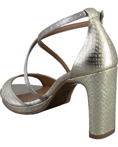 Woman Sandals DANIELA VEGA 2262 ANACONDA SANDALIAS DE MUJER PLATINO