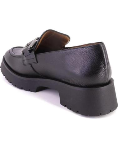 Halbschuhe für Damen BARMINTON 501 MOCASINES DE MUJER PIEL ADORNO METALICO NEGRO