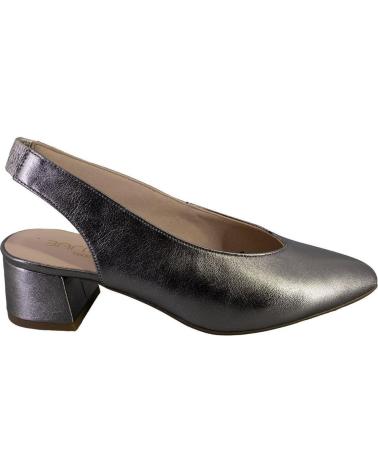 Woman Sandals BARMINTON 6032 ZAPATOS DE MUJER PIEL PLOMO