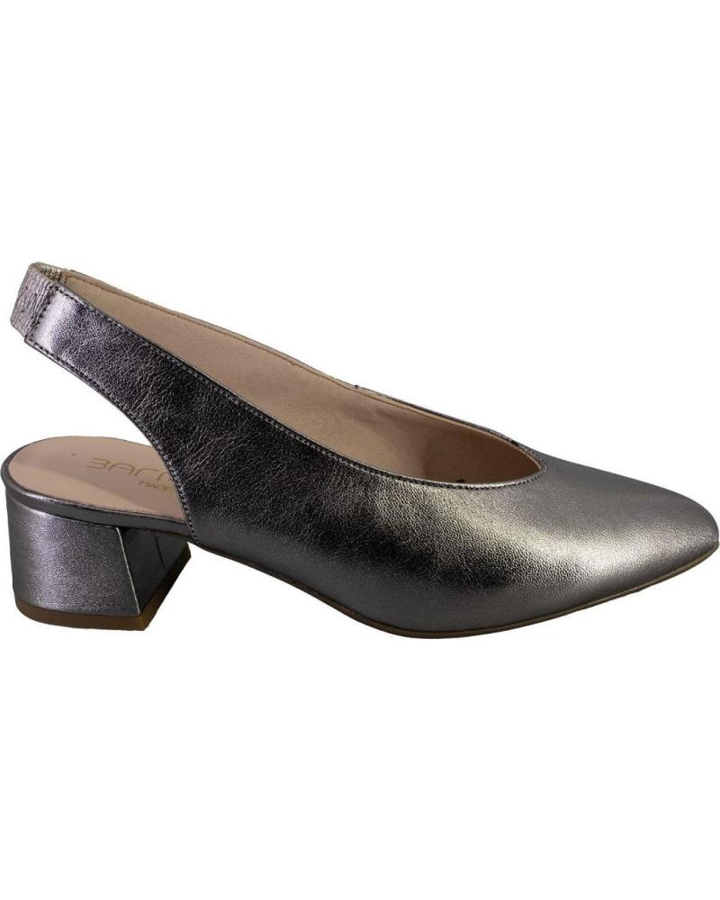 Sandales pour Femme BARMINTON 6032 ZAPATOS DE MUJER PIEL PLOMO