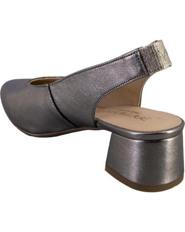 Sandales pour Femme BARMINTON 6032 ZAPATOS DE MUJER PIEL PLOMO