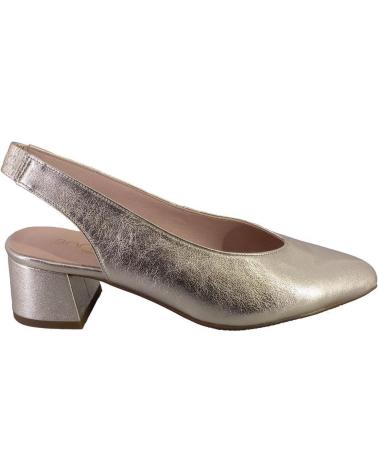 Woman Sandals BARMINTON 6032 ZAPATOS DE MUJER PIEL PLATINO