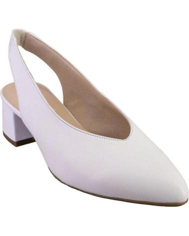 Sandales pour Femme BARMINTON 6032 ZAPATOS DE MUJER PIEL BLANCO