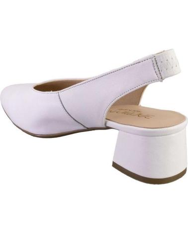 Sandales pour Femme BARMINTON 6032 ZAPATOS DE MUJER PIEL BLANCO