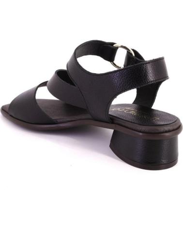 Sandales pour Femme BARMINTON 8570 SANDALIAS DE MUJER PIEL NEGRO