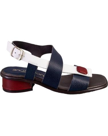 Woman Sandals BARMINTON 12542 SANDALIAS DE MUJER PIEL AZUL MARINO