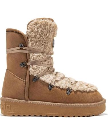 Botins de Mulher D FRANKLIN BOTINES PLANOS D FRANKLIN DFSH370004 CUERO MARRóN