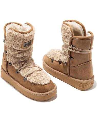 Botins de Mulher D FRANKLIN BOTINES PLANOS D FRANKLIN DFSH370004 CUERO MARRóN